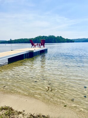 Am Strand, Liegestühle, Strandtücher