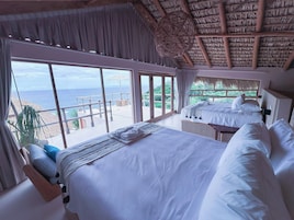 Bangalô panorâmico, 2 quartos | Roupas de cama de algodão egípcio, roupas de cama premium