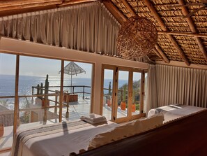 Panoramic Bungalow, 2 Bedrooms | Egyptian cotton sheets, premium bedding, minibar, in-room safe