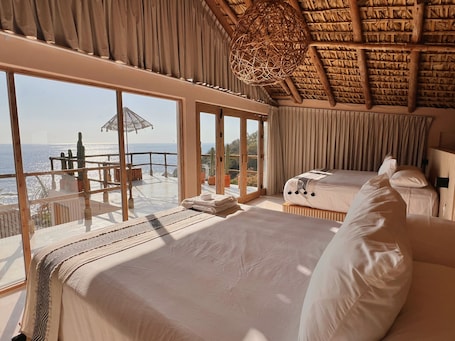 Panoramic Bungalow, 2 Bedrooms | Egyptian cotton sheets, premium bedding, minibar, in-room safe. Xeno Hotel Boutique