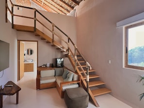 Panoramic Bungalow, 2 Bedrooms | Bathroom | Shower, rainfall showerhead, towels, soap - Xeno Hotel Boutique (San Pedro Pochutla)