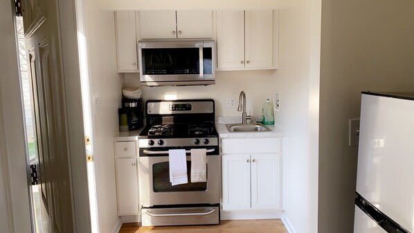 Microwave, oven, stovetop