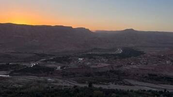 Outdoor wedding area