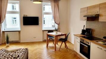 Blick von der Unterkunft