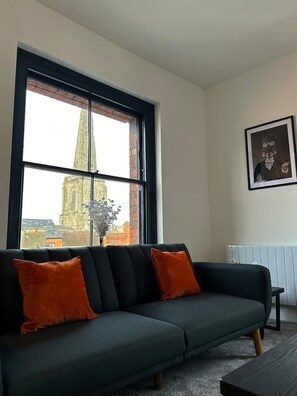 Living area - Apt 2, 15 West Street (Hereford)