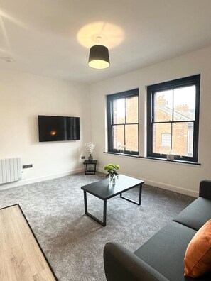 Living area - Apt 1, 15 West Street (Hereford)