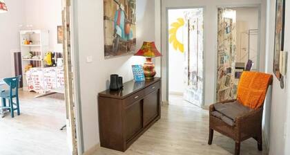 Mini apartment with shared entrance - Blue Room