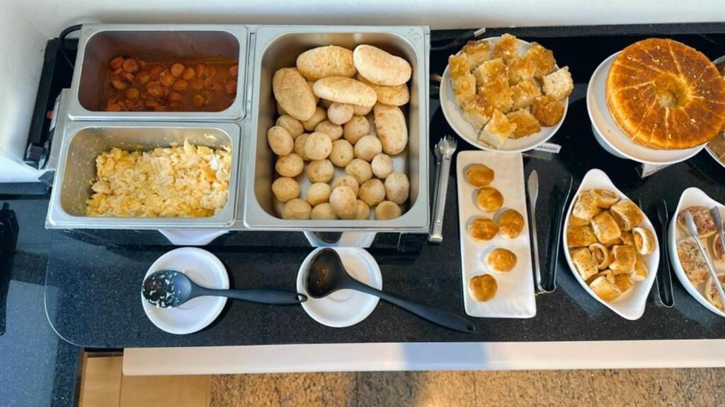 뷔페 아침 식사