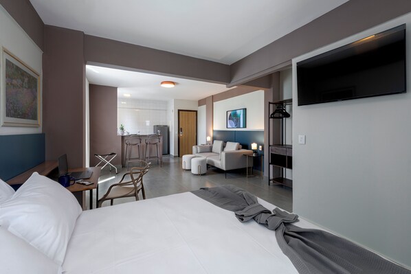 Superior-Vierbettzimmer | Fernseher