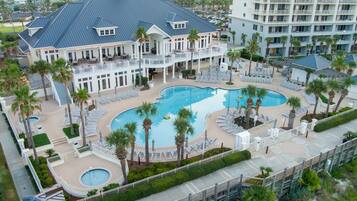 Indoor pool, a heated pool