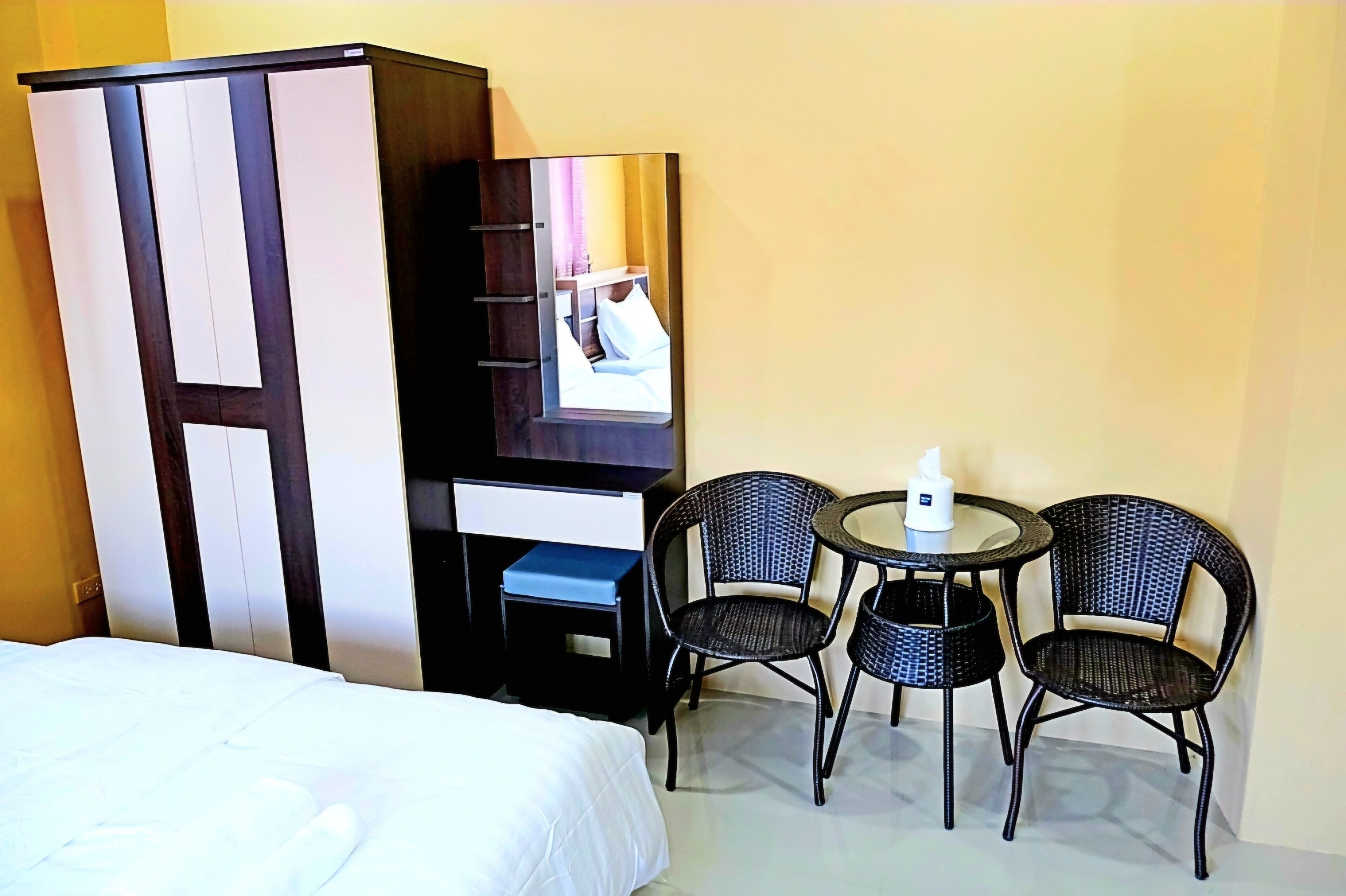 เครื่องนอนป้องกันสารก่อภูมิแพ้, ห้องเก็บเสียง, Wi-Fi ฟรี, ผ้าปูที่นอน