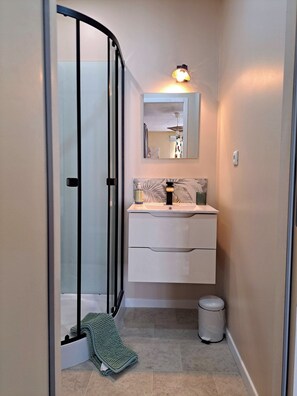 Shower, hair dryer, towels - Former forge, leisure area with pool (Marigny)