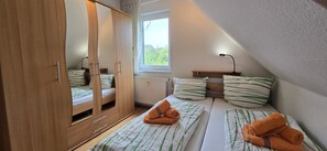 2 habitaciones, wifi gratis y ropa de cama 