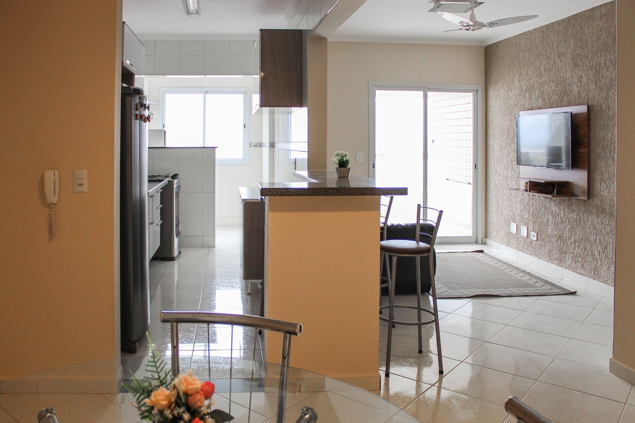 Appartamento Comfort | Cucina privata | Frigorifero, microonde, forno, frullatore