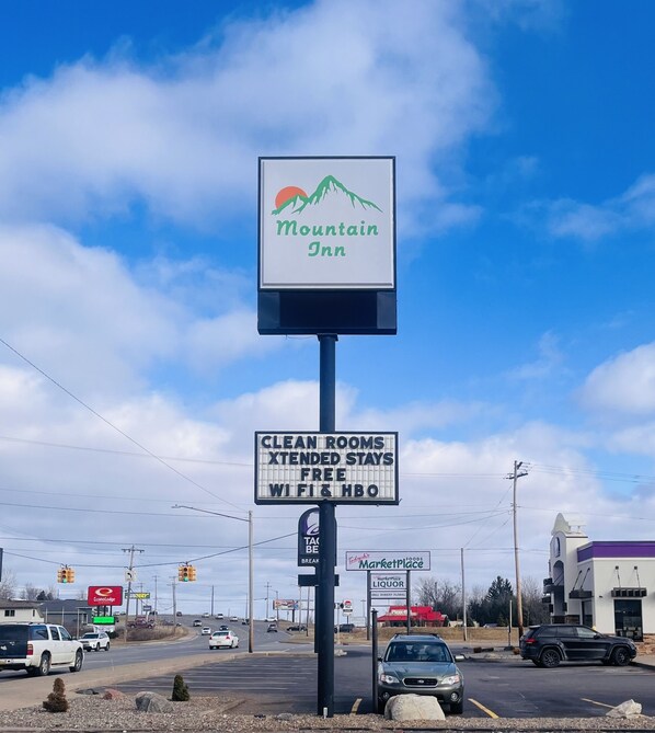 Majoituspaikan julkisivu