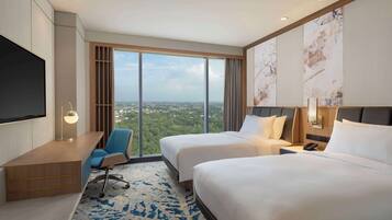 Ropa de cama de alta calidad, colchones Select Comfort, minibar