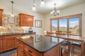 Fridge, microwave, oven, stovetop - Coyote Ridge - Gorgeous Mountain Views - Walk to Marys Lake - EV #6106 (Estes Park)