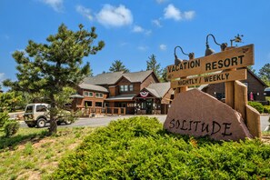 Escape to Solitude, a serene vacation resort nestled among lush greenery.