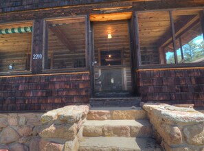 Exterior detail - MacCracken Homestead - Historic Cabin Built by 1st RMNP Park Ranger - 20-NCD0342 (Estes Park)