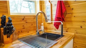 Private kitchen - A Real Tiny Home Experience (Houston)