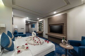 Departamento Premium, 1 cama King size, para no fumadores | Ropa de cama hipoalergénica y caja de seguridad en la habitación 