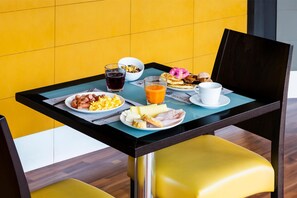 Daily buffet breakfast (EUR 9.50 per person)