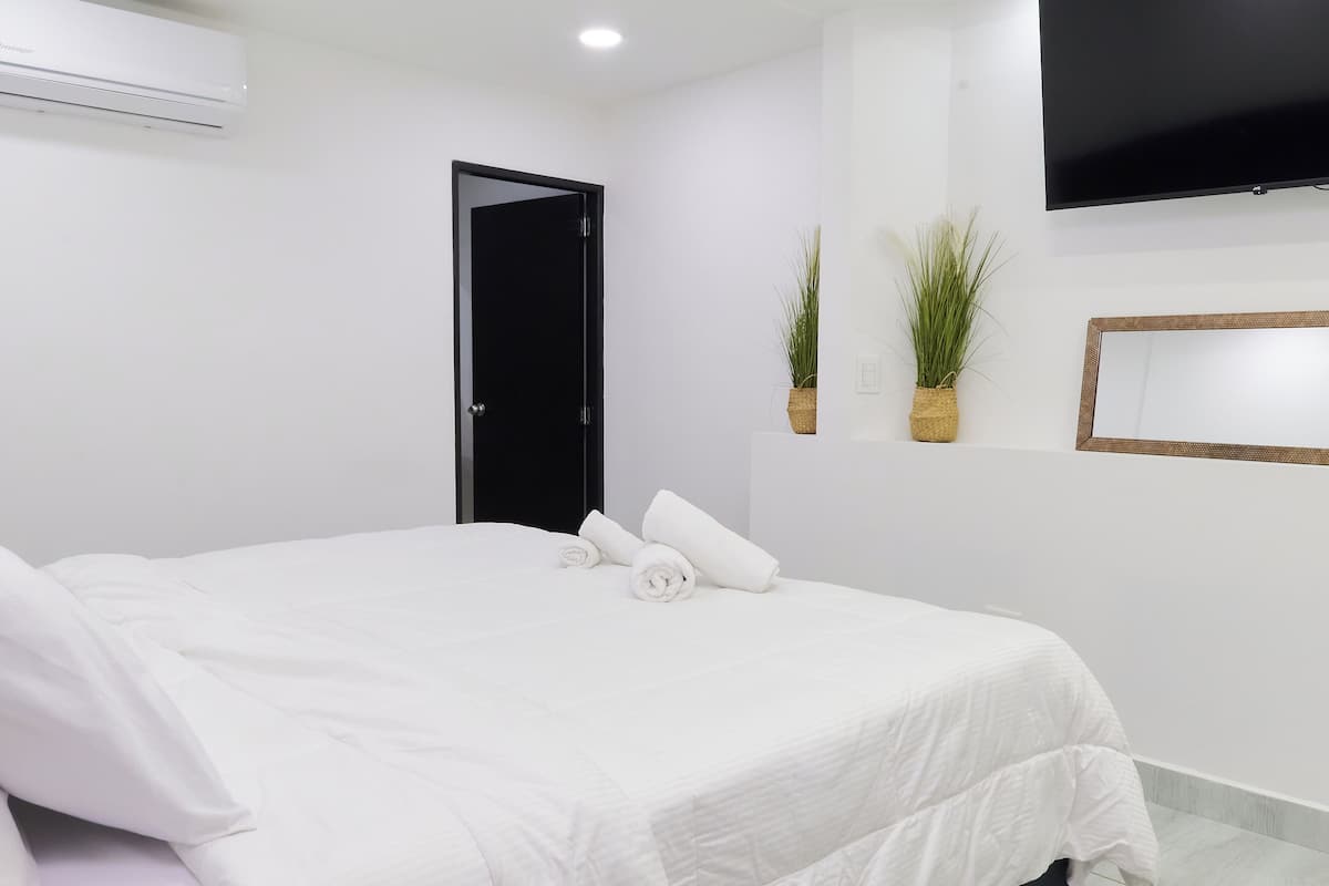 Superior kamer | Lakens van Egyptisch katoen, luxe beddengoed, donzen dekbedden
