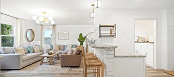 3-bedroom house only a 5 minute walk to the beach with a turf backyard!