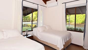 Family Villa, 3 Bedrooms, Garden View | 4 bedrooms, premium bedding, down comforters, in-room safe