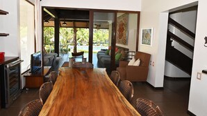 Family Villa, 4 Bedrooms, Pool View | Dining room - Playa Prieta Beachfront Villas (Tempate)