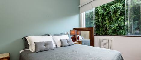 1 soverom, strykejern/-brett, wi-fi (inkludert) og sengetøy