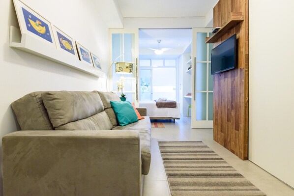 Smart TV - Side sea view, 3min from the beach | PJ204 (Rio de Janeiro)