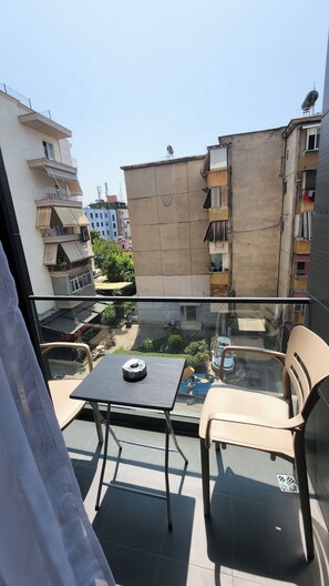 Leilighet – deluxe, byutsikt | Balkong