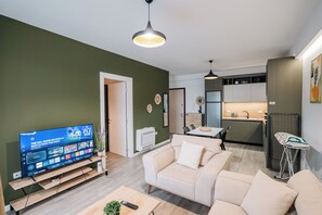 Apartment, 1 Bedroom, Balcony | Living area - Kalpazo Home Tirana 21 (Tirana)