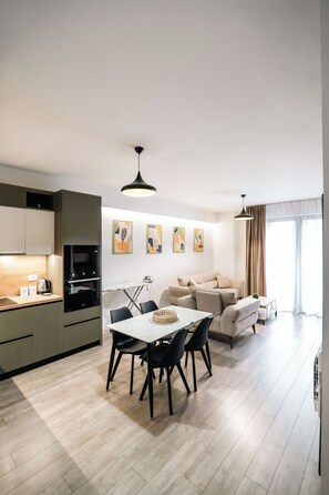 Apartment, 1 Bedroom, Balcony | Living area - Kalpazo Home Tirana 21 (Tirana)