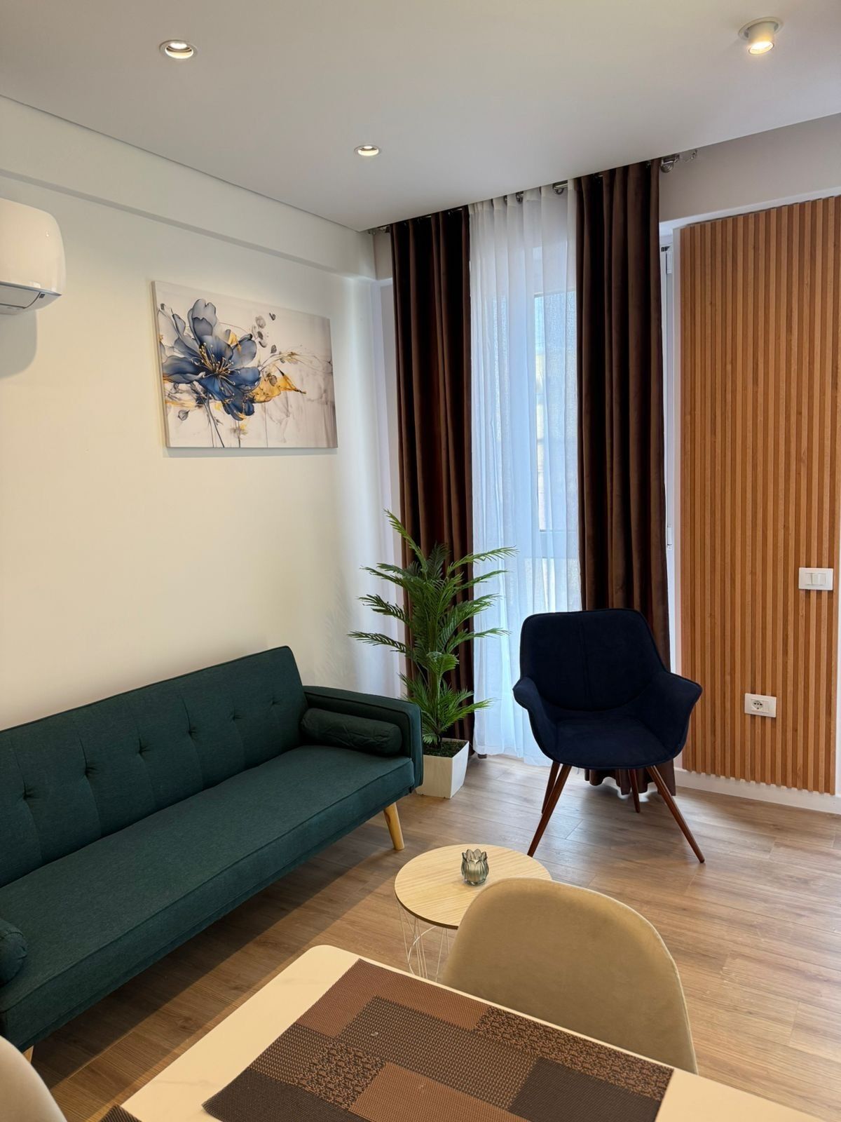 Apartment, 2 Bedrooms, Garden View | Living area | 42-inch Smart TV with cable channels