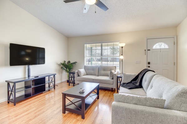 Hinesville Vacation Rental | 3BR | 2BA | 1,212 Sq Ft | 2 Steps to Enter