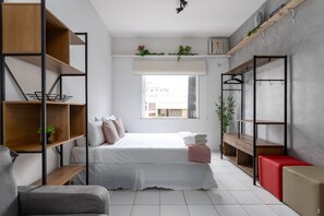 1 sovrum, strykjärn/strykbräda, gratis wi-fi och sängkläder