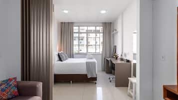 1 Schlafzimmer, BĂŒgeleisen/BĂŒgelbrett, kostenloses WLAN, BettwĂ€sche