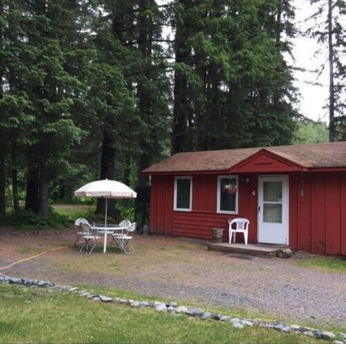 Secluded group of cottages close to town