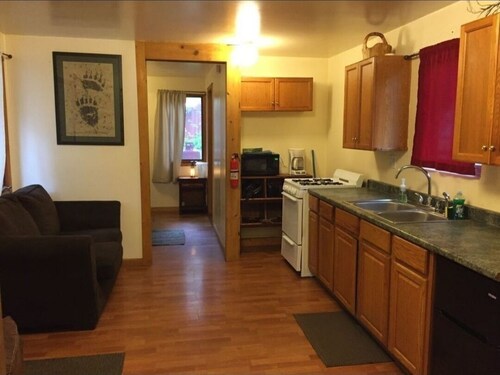 Secluded group of cottages close to town