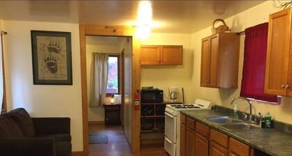 Secluded group of cottages close to town