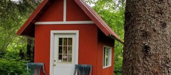 Secluded group of cottages close to town