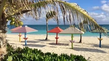 Sun loungers, beach towels