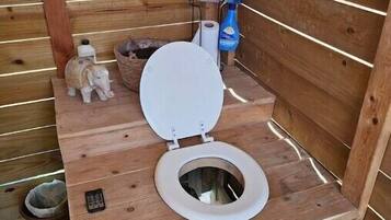 Shower, toilet paper