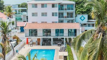 Voorkant van accommodatie