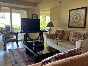 Living area - Ocean View 2BR Condo - Walk to Town and Beach (Puerto Vallarta)