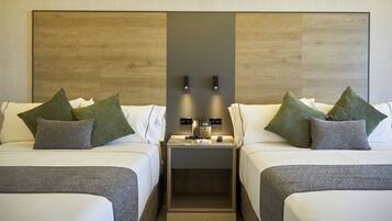 Standard Room, 2 Double Beds | 1 bedroom, premium bedding, down comforters, in-room safe