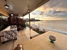 Deluxe Double Room, 1 Bedroom, Non Smoking, Sea View | Terrace/patio