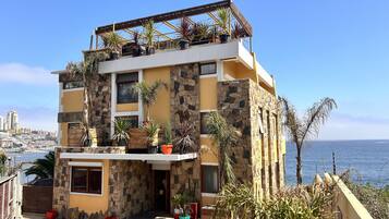 Façade de l’hébergement